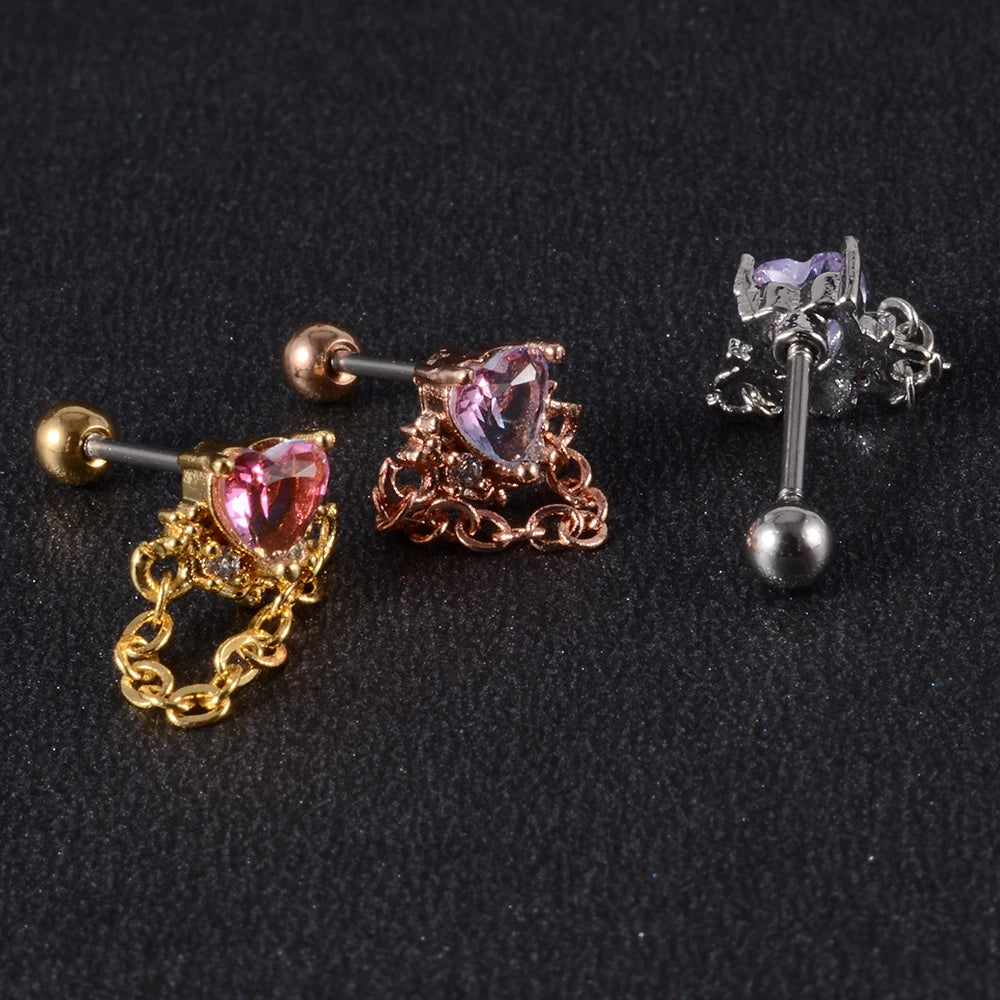 🌙Pendientes "Starry Ritual" 💫Planetas, Corazones, Lunas y Cristales Cósmicos🛸 32 variantes a elegir