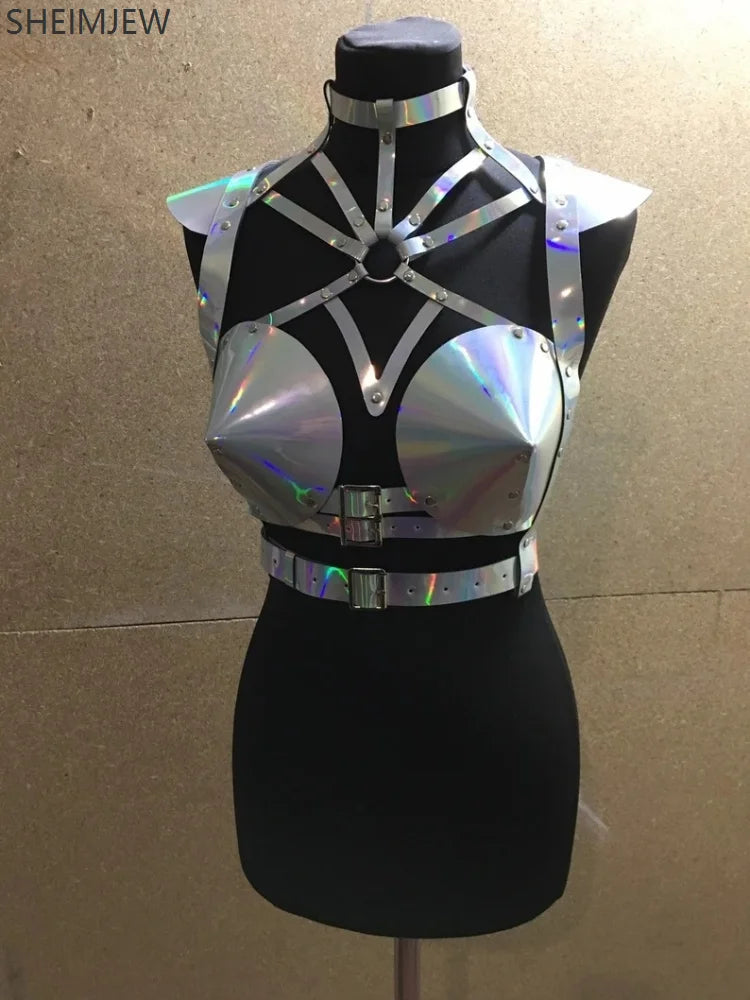 ⚡ Holo Cyber Belt Top 👽