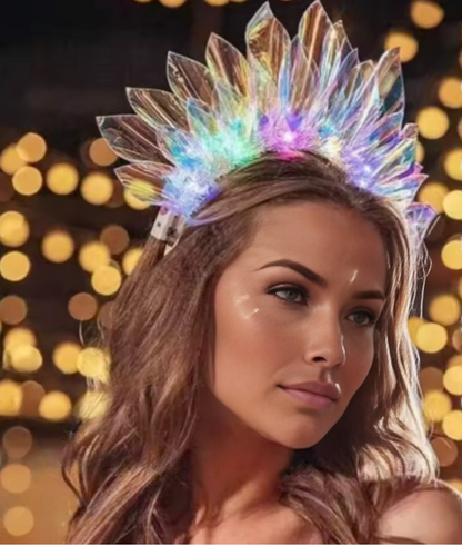 ✨Espectacular 👑 Corona LED "Luz de Reina" 👑✨