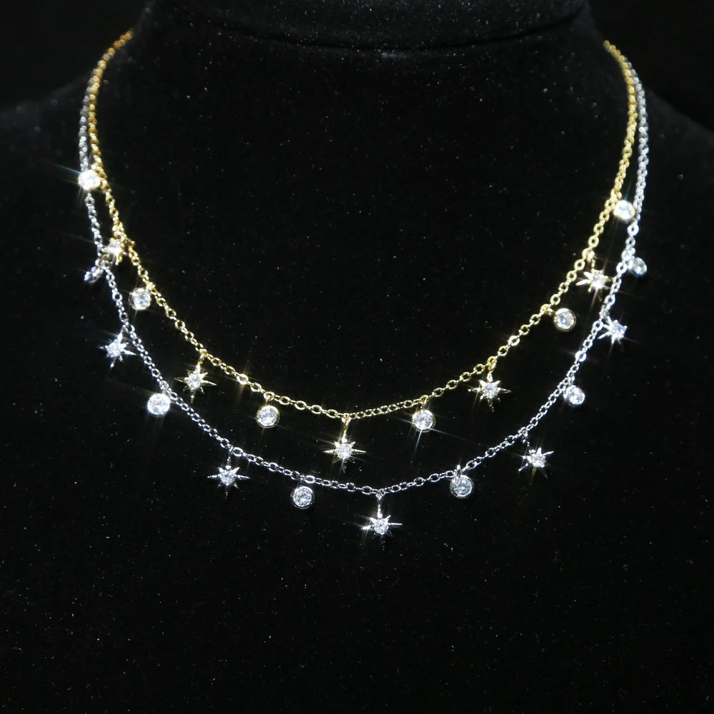 ⭐Star Dust Choker 🌌  Brilla como un cometa✨ 2 variantes a elegir