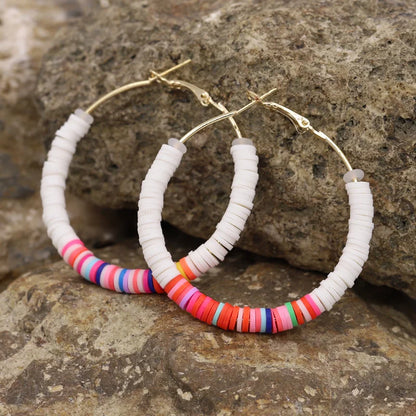 🍩Cosmic Candy Hoops 🌈 Aros de Colores para Almas Brillantes🍬 14 colores a elegir