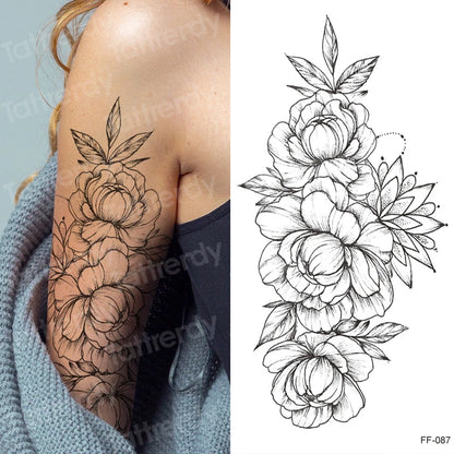 🖤🌺 Sacred Ink – Tatuajes Henna Mandala & Flores de Loto 🌙 46 variantes