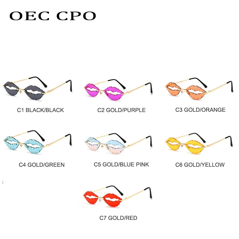 💋Gafas "LipShock Mirage"🌈 7 colores a elegir