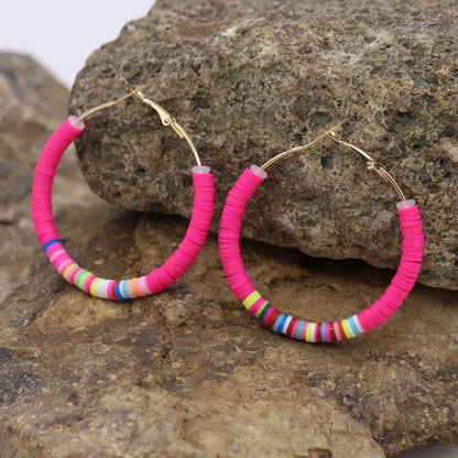 🍩Cosmic Candy Hoops 🌈 Aros de Colores para Almas Brillantes🍬 14 colores a elegir