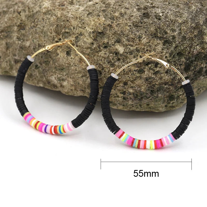 🍩Cosmic Candy Hoops 🌈 Aros de Colores para Almas Brillantes🍬 14 colores a elegir