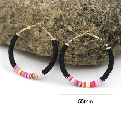 🍩Cosmic Candy Hoops 🌈 Aros de Colores para Almas Brillantes🍬 14 colores a elegir