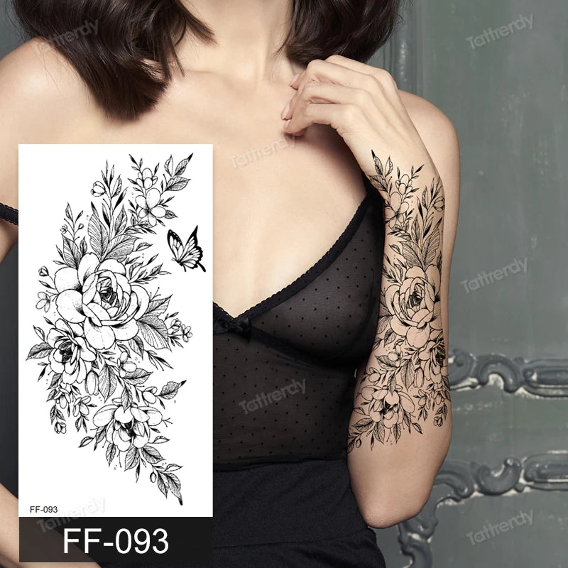 🖤🌺 Sacred Ink – Tatuajes Henna Mandala & Flores de Loto 🌙 46 variantes