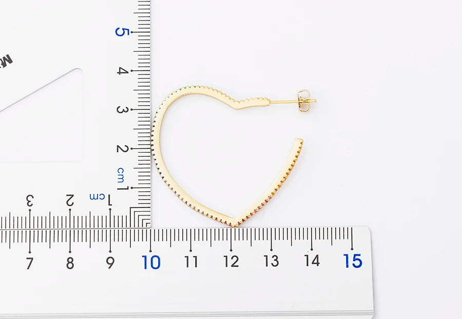 🌈"Cosmic Loop" — Pendientes Bohemios Multicolor con Cristales CZ ✨9 varaintes a elegir