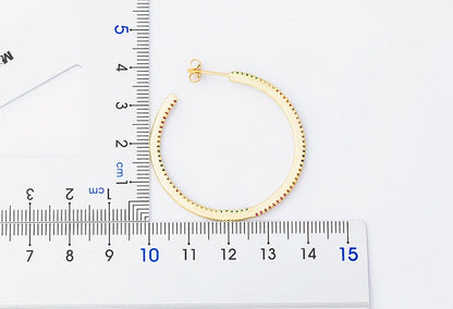 🌈"Cosmic Loop" — Pendientes Bohemios Multicolor con Cristales CZ ✨9 varaintes a elegir