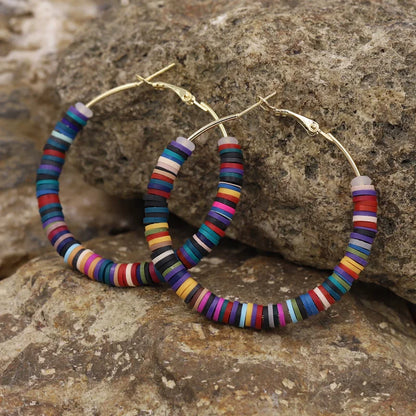 🍩Cosmic Candy Hoops 🌈 Aros de Colores para Almas Brillantes🍬 14 colores a elegir