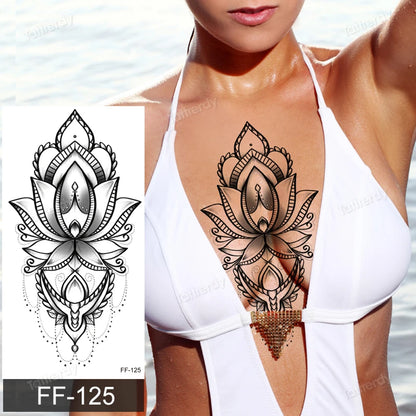 🖤🌺 Sacred Ink – Tatuajes Henna Mandala & Flores de Loto 🌙 46 variantes