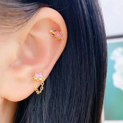 🌙Pendientes "Starry Ritual" 💫Planetas, Corazones, Lunas y Cristales Cósmicos🛸 32 variantes a elegir