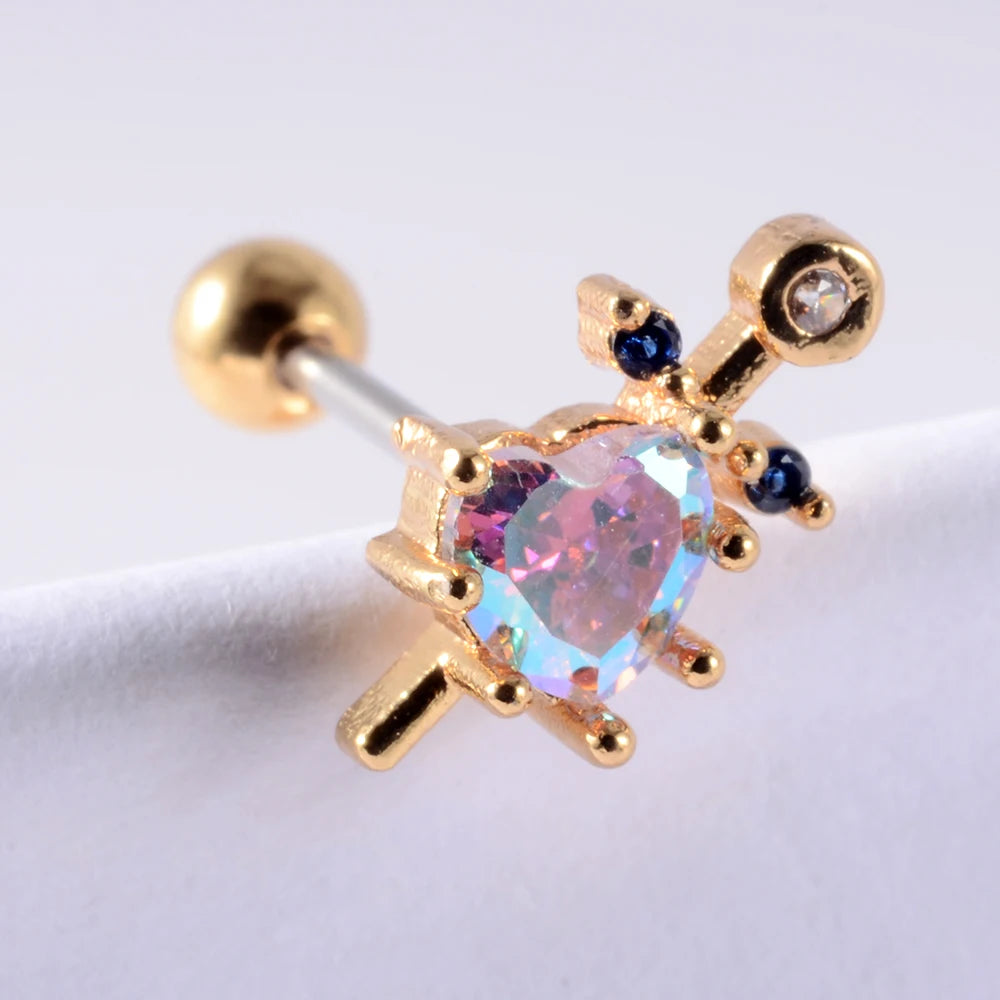 🌙Pendientes "Starry Ritual" 💫Planetas, Corazones, Lunas y Cristales Cósmicos🛸 32 variantes a elegir