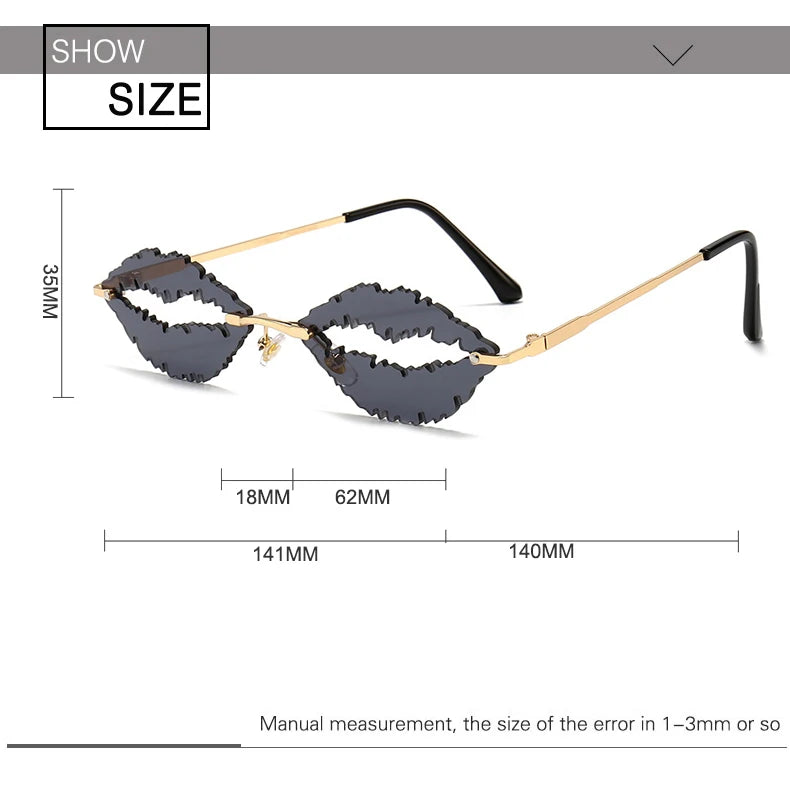 💋Gafas "LipShock Mirage"🌈 7 colores a elegir