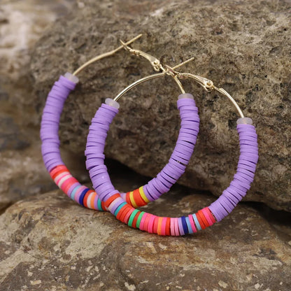 🍩Cosmic Candy Hoops 🌈 Aros de Colores para Almas Brillantes🍬 14 colores a elegir