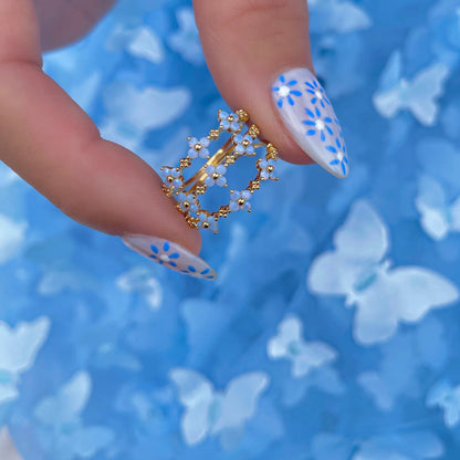 Anillos Love Set 💘🌈🧸Corazón, Mariposa. Oso y Flor en circonitas✨ 6 variantes a elegir