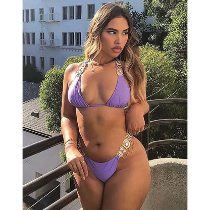 👙 Bikini Galaxy 💫 | Sexy brillo para tus días de sol🌊 6 colores a elegir