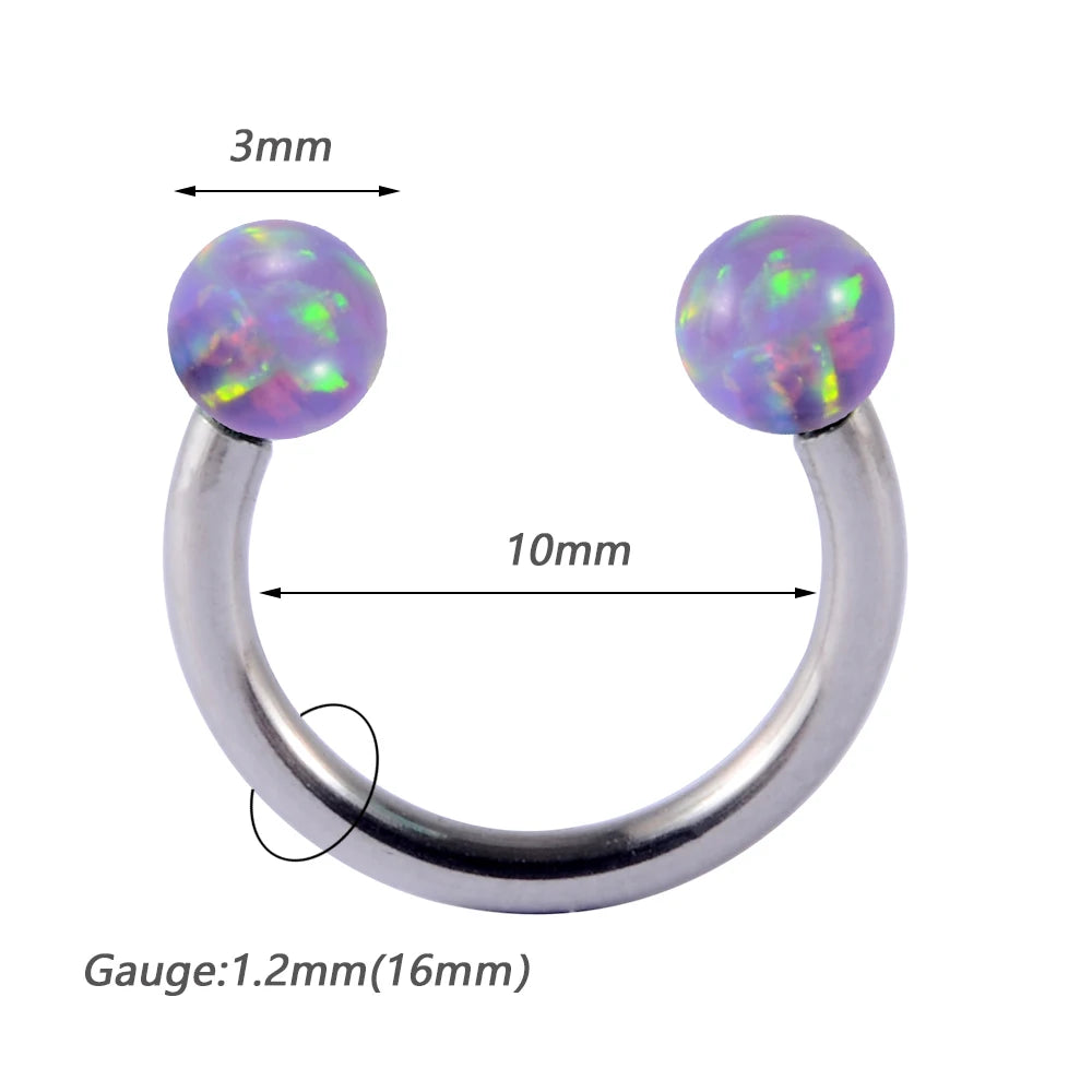 💎 Piercings Opal38 Multimístico 🔥30 variantes a elegir