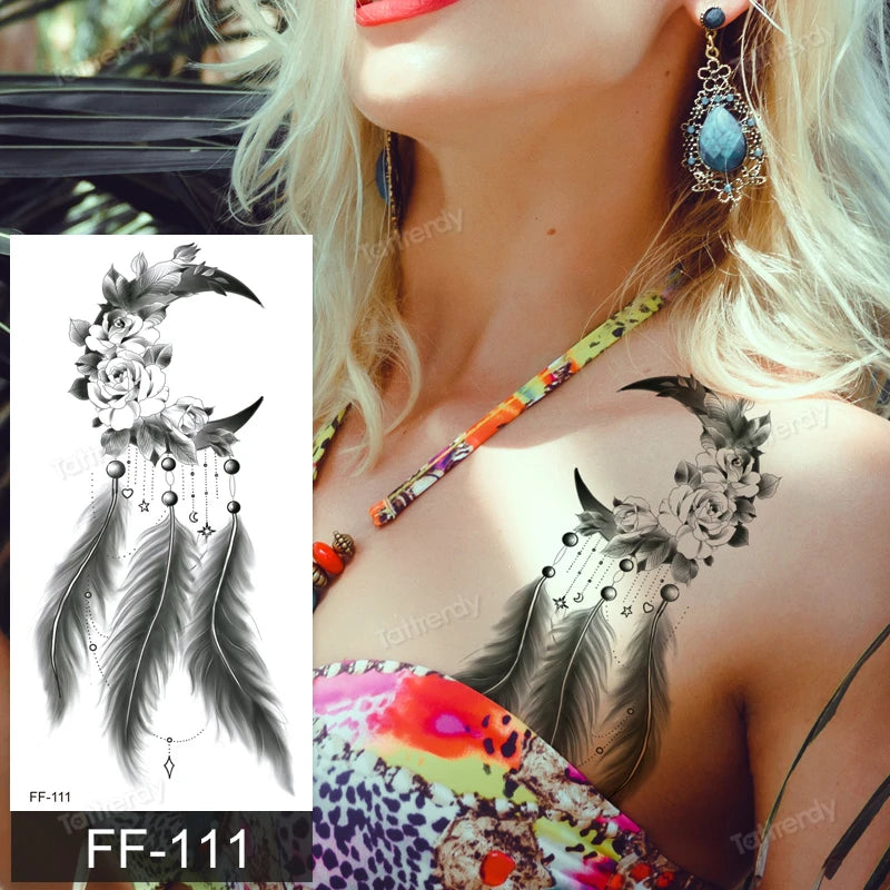 🖤🌺 Sacred Ink – Tatuajes Henna Mandala & Flores de Loto 🌙 46 variantes