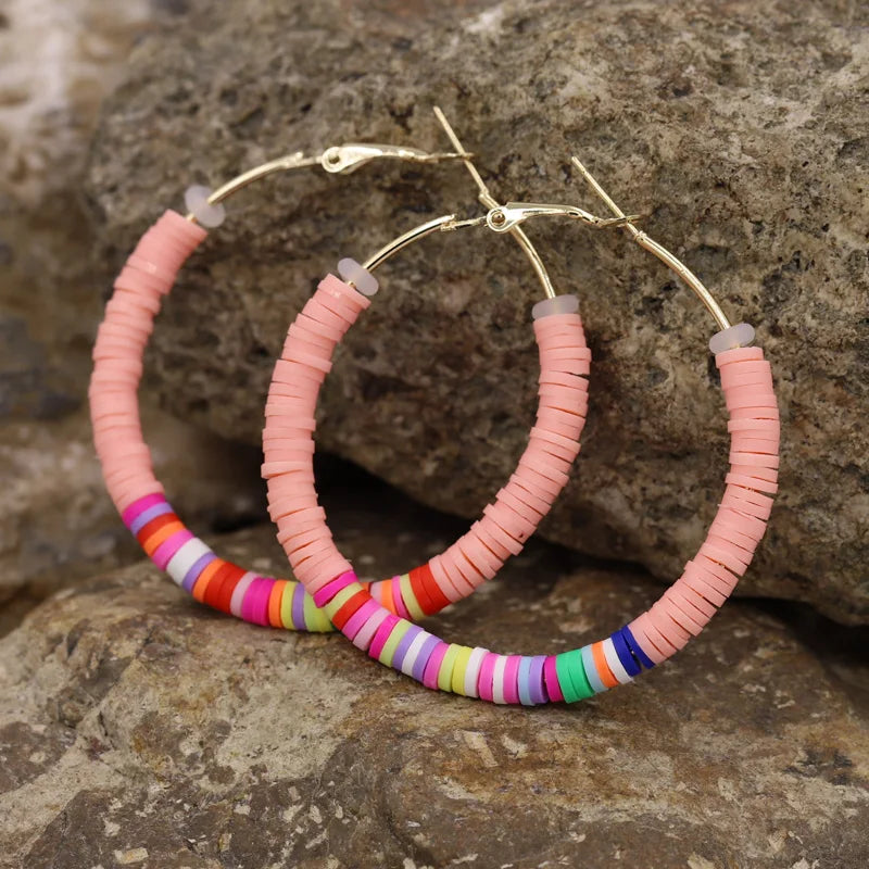🍩Cosmic Candy Hoops 🌈 Aros de Colores para Almas Brillantes🍬 14 colores a elegir