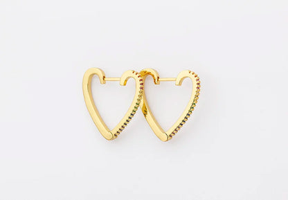 🌈"Cosmic Loop" — Pendientes Bohemios Multicolor con Cristales CZ ✨9 varaintes a elegir