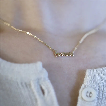 💛 Collar Forever Gold 💫Disponible en 2 tamaños, 2 colores