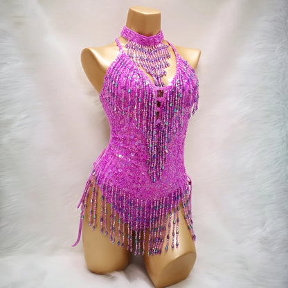 🧜‍♀️ Fuchsia Mermaid Bodysuit – Brilla como un tesoro oculto
