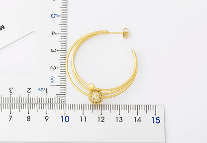 🌈"Cosmic Loop" — Pendientes Bohemios Multicolor con Cristales CZ ✨9 varaintes a elegir