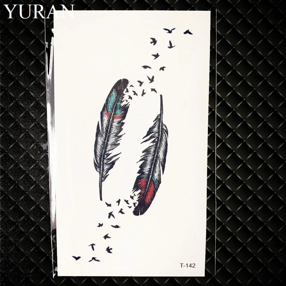 🎨Atrapasueños de Acuarela – Tatuajes Temporales de Fantasía Bohemia 🌈