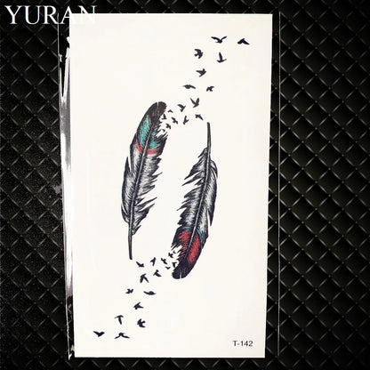 🎨Atrapasueños de Acuarela – Tatuajes Temporales de Fantasía Bohemia 🌈