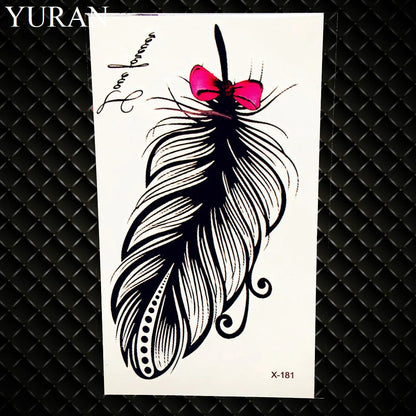 🎨Atrapasueños de Acuarela – Tatuajes Temporales de Fantasía Bohemia 🌈