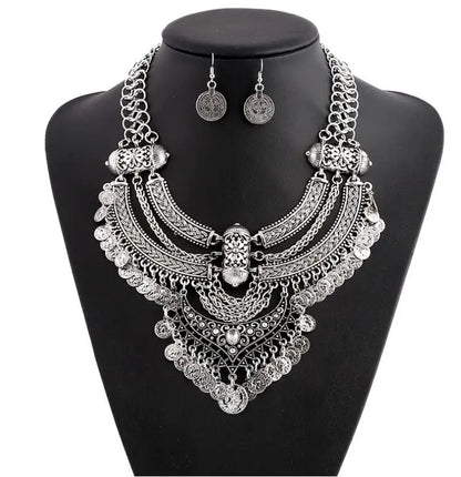 💫Gypsy Vintage Maxi Necklace 🌙 El Collar Étnico que Despierta tu Espíritu Libre✨6 variantes a elegir