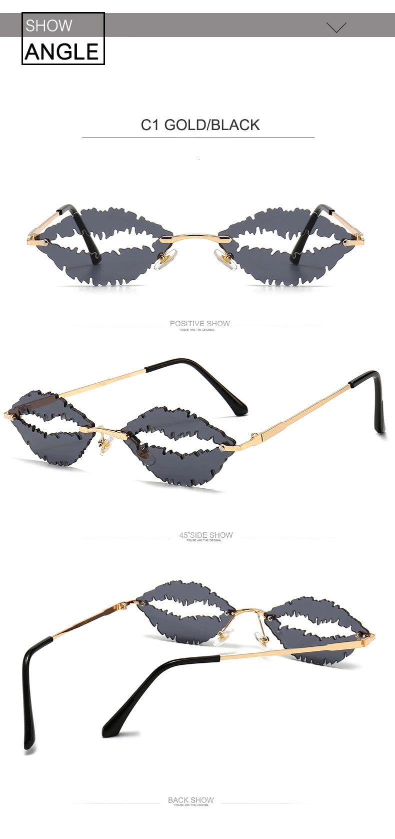 💋Gafas "LipShock Mirage"🌈 7 colores a elegir