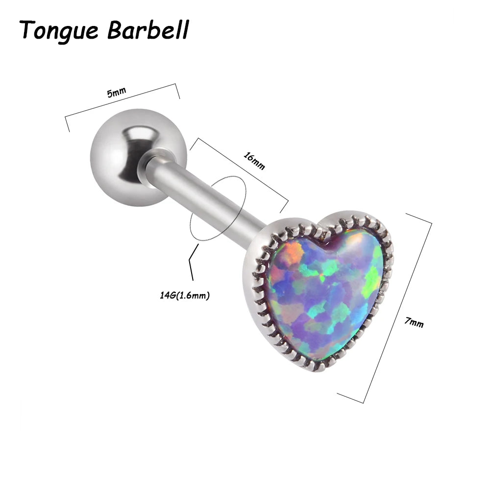 💎 Piercings Opal38 Multimístico 🔥30 variantes a elegir