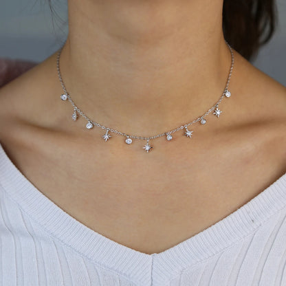 ⭐Star Dust Choker 🌌  Brilla como un cometa✨ 2 variantes a elegir