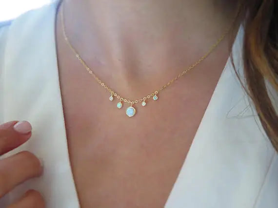 Choker OpalGlow plata💎 Elegancia que Encanta y Eleva tu Espíritu