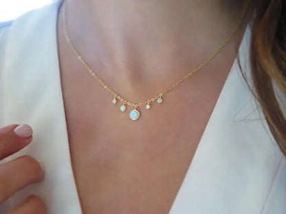 Choker OpalGlow plata💎 Elegancia que Encanta y Eleva tu Espíritu