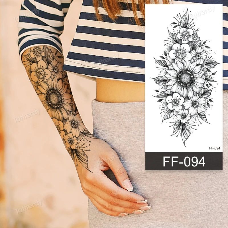 🖤🌺 Sacred Ink – Tatuajes Henna Mandala & Flores de Loto 🌙 46 variantes