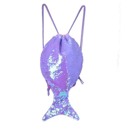 🧜‍♀️ Mochila “Cola de Sirena” Iridiscente💥5 colores a elegir