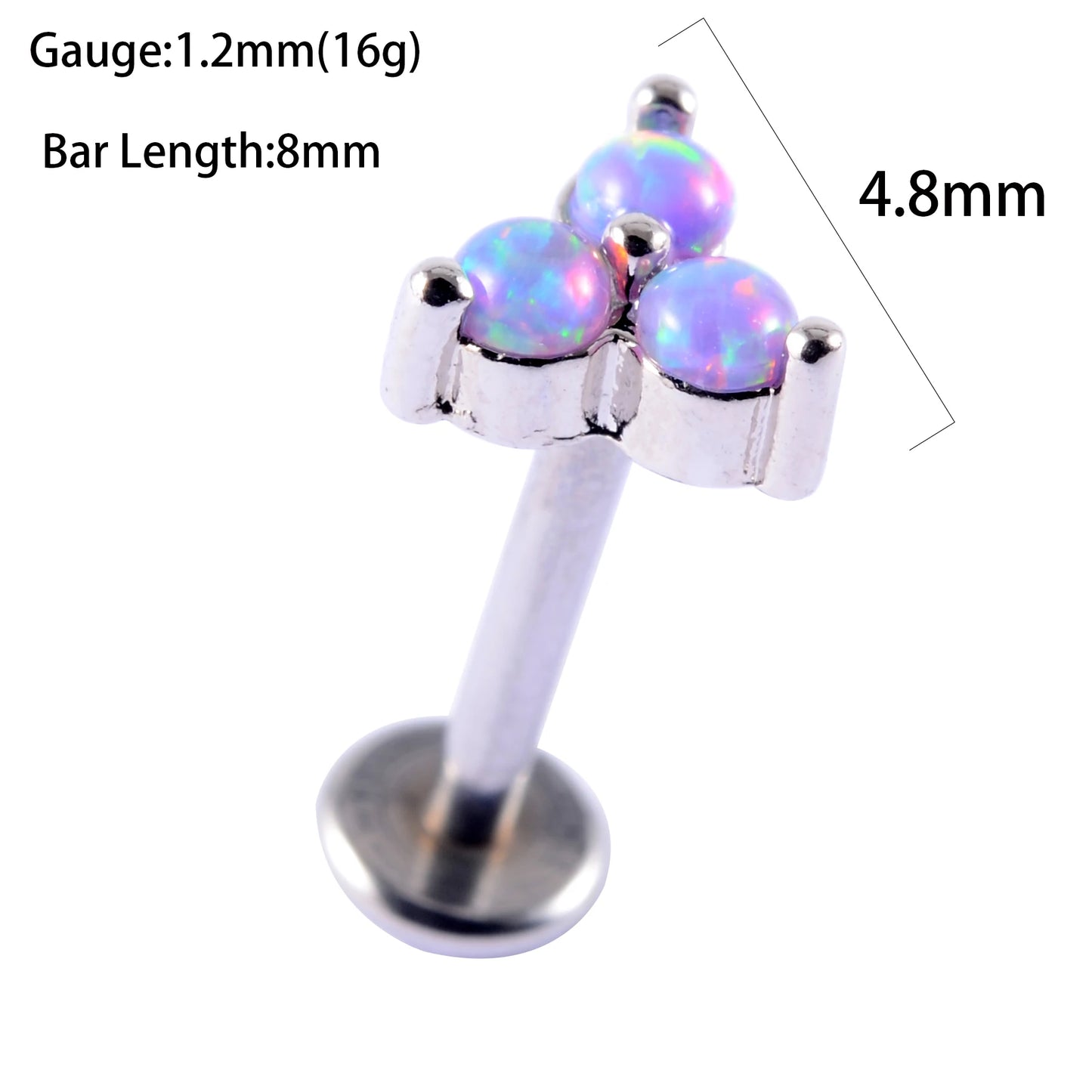 💎 Piercings Opal38 Multimístico 🔥30 variantes a elegir