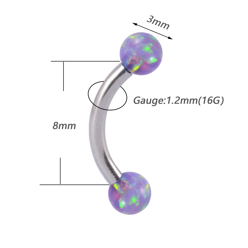 💎 Piercings Opal38 Multimístico 🔥30 variantes a elegir