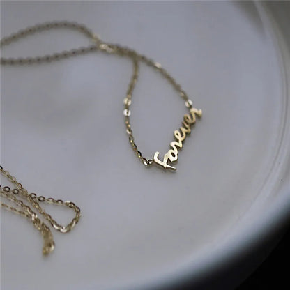 💛 Collar Forever Gold 💫Disponible en 2 tamaños, 2 colores