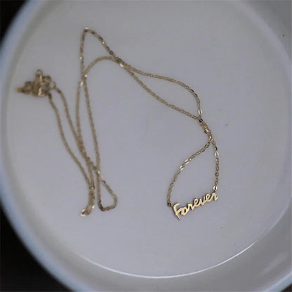 💛 Collar Forever Gold 💫Disponible en 2 tamaños, 2 colores