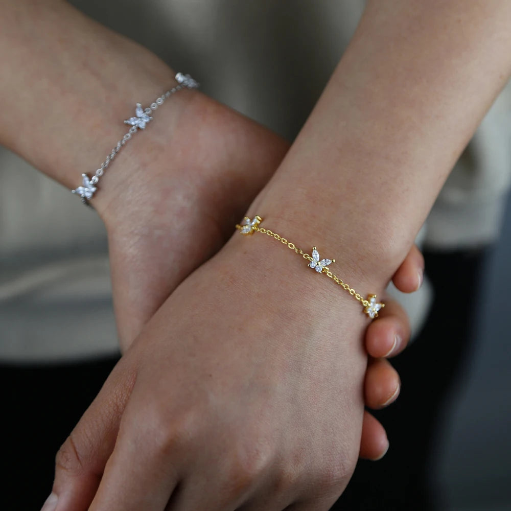 🦋Butterfly Chain 💖 Pulsera Cadena con Mariposas