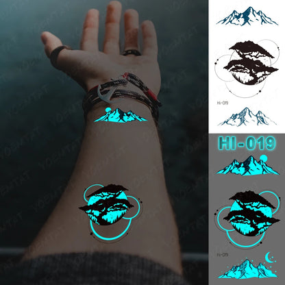 🌙 Henna Luminosa Tribal  🔮🖤 52 variantes a elegir