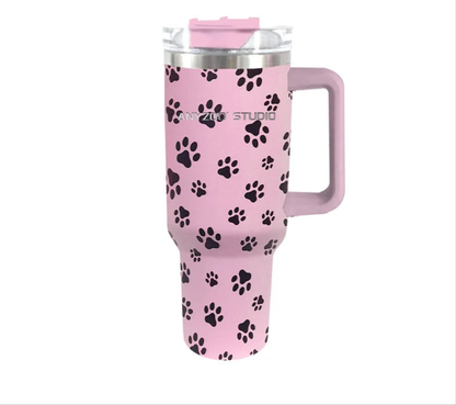 🐱🌸 Tumbler XL Paws — Hidratación con Garra 🐾