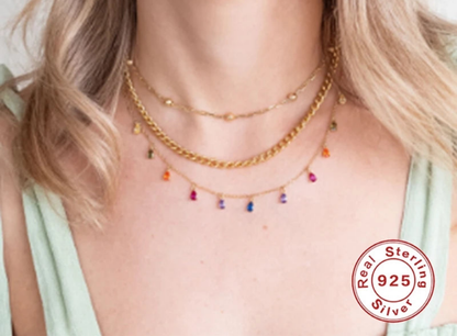 🌙 Collar Estrellas & Luna Plata⭐Starlight Vibes 💥4 variantes a elegir