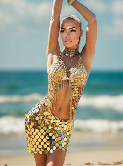 💃Minifalda Metal Mirror: Brillo salvaje en 7 colores 🔥