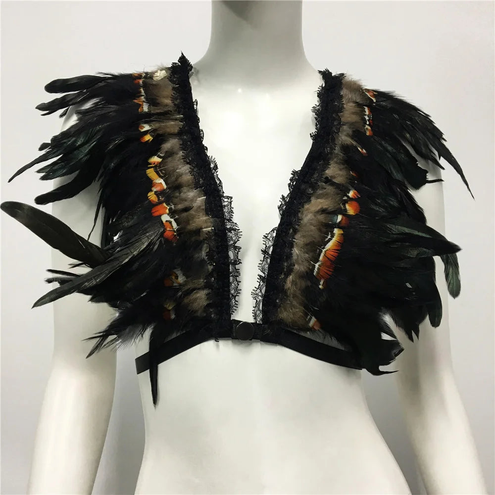 💫 Feather Boho Top — Espíritu libre 🔥