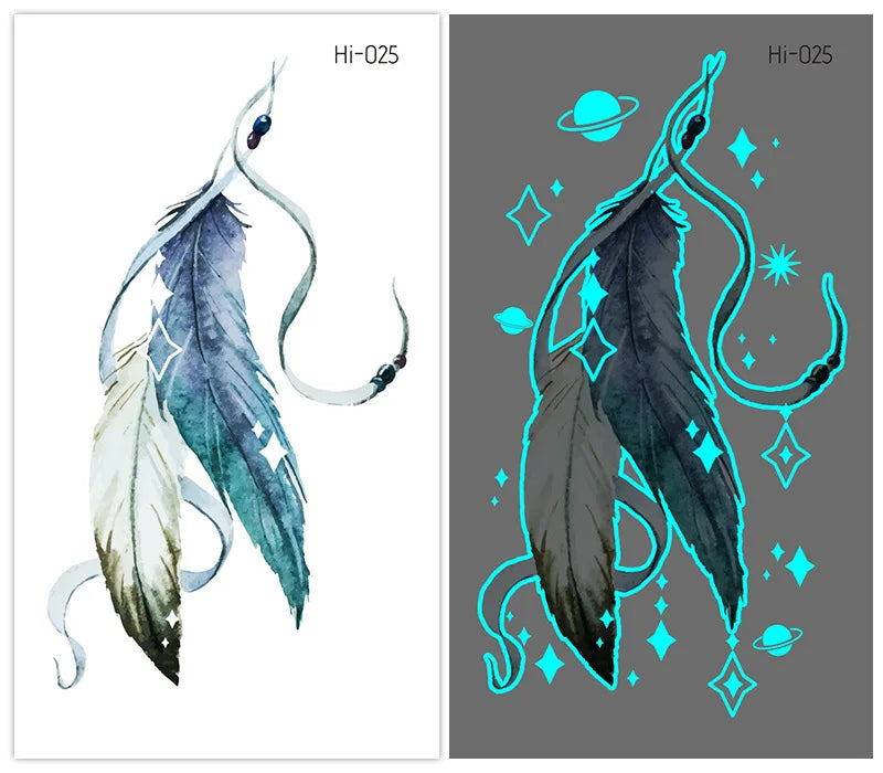 🌙⚡ Glow Spells – Tatuajes Luminosos para Pieles que Hechizan 🌌 45 variantes